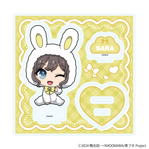 『青春ブタ野郎はサンタクロースの夢を見ない』アクリルスタンドプレート05/姫路紗良 ホワイトウィンターver.(ミニキャライラスト)