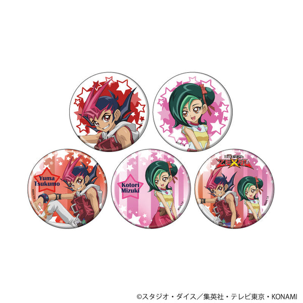 『遊☆戯☆王ZEXAL』缶バッジ08/コンプリートセット(全5種)(描き下ろしイラスト)