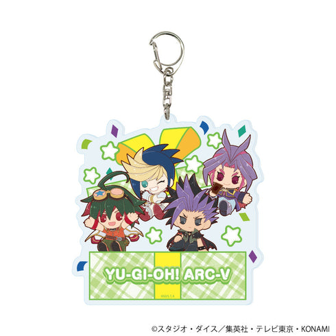 『遊☆戯☆王ARC-V』デカアクリルキーホルダー01/遊矢&ユート&ユーゴ&ユーリ(ぽてぬいアート)