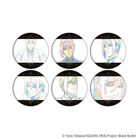 《黑执事 -绿之魔女篇-》动画徽章01/塞巴斯蒂安BOX 全套组合(共6种)(原画插图)