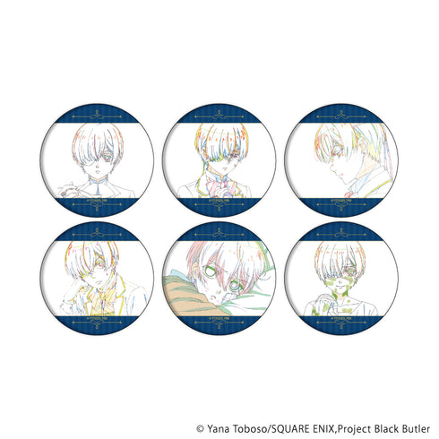 《黑执事 -绿之魔女篇-》动画徽章02/西尔套装 全套组合(共6种)(原画插图)