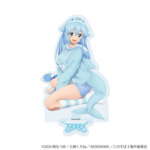 『この素晴らしい世界に祝福を!3』アクリルスタンド11/アクア アニマルパジャマver.(描き下ろしイラスト)