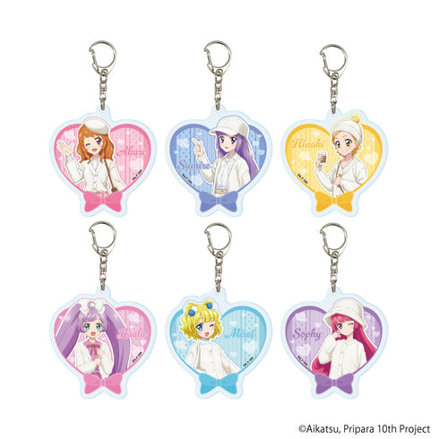 『アイカツ!×プリパラ THE MOVIE -出会いのキセキ!-』アクリルキーホルダー02/コンプリートセット(全6種)(描き下ろしイラスト)