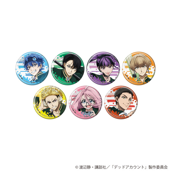 『デッドアカウント』缶バッジ01/コンプリートセット(全7種)(公式イラスト)