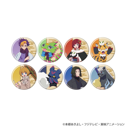 『DIGIMON BEATBREAK』缶バッジ01/冬和服ver. コンプリートセット(全8種)(描き下ろしイラスト)