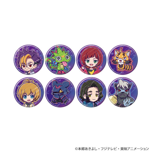 『DIGIMON BEATBREAK』缶バッジ02/コンプリートセット(全8種)(グラフアートイラスト)