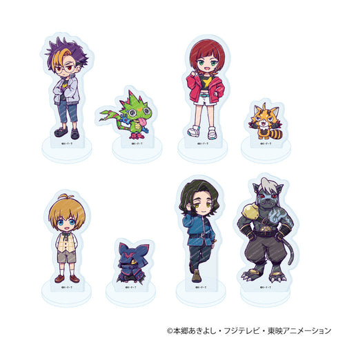 『DIGIMON BEATBREAK』アクリルぷちスタンド01/コンプリートセット(全8種)(グラフアートイラスト)