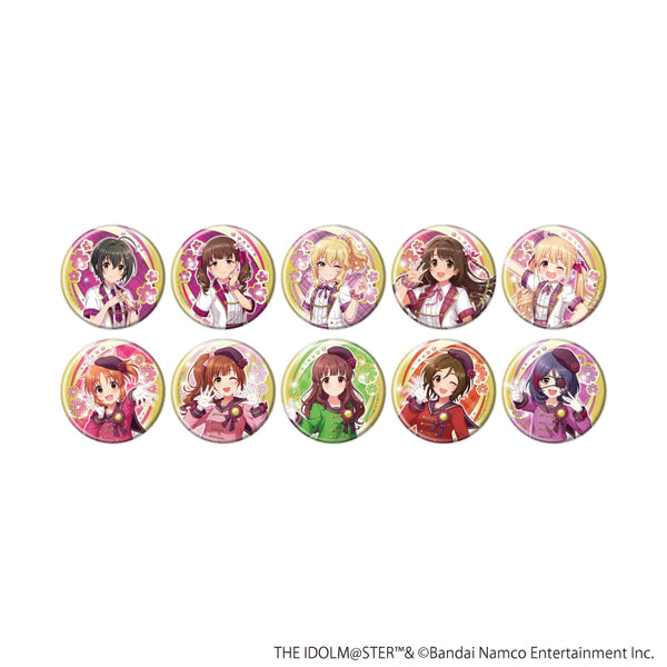 『アイドルマスター シンデレラガールズ』缶バッジ19/制服アイドル衣装風 コンプリートセット(全10種)(描き下ろしイラスト)