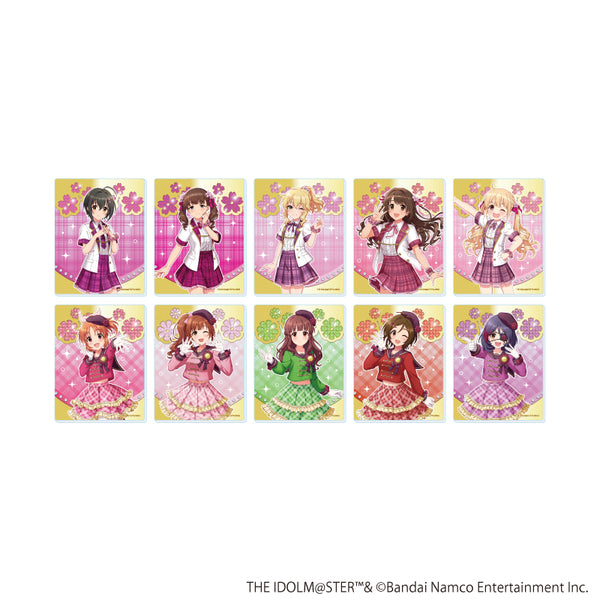 『アイドルマスター シンデレラガールズ』アクリルカード08/制服アイドル衣装風 コンプリートセット(全10種)(描き下ろしイラスト)