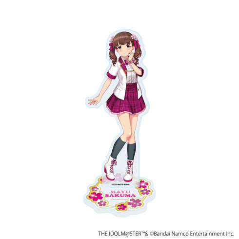 『アイドルマスター シンデレラガールズ』アクリルスタンド26/佐久間まゆ 制服アイドル衣装風(描き下ろしイラスト)