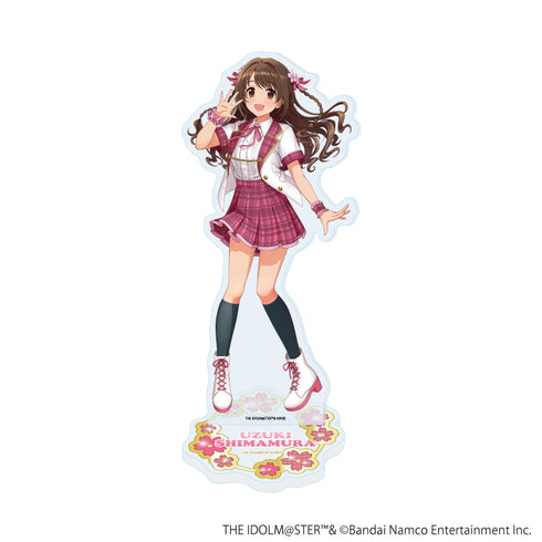『アイドルマスター シンデレラガールズ』アクリルスタンド28/島村卯月 制服アイドル衣装風(描き下ろしイラスト)