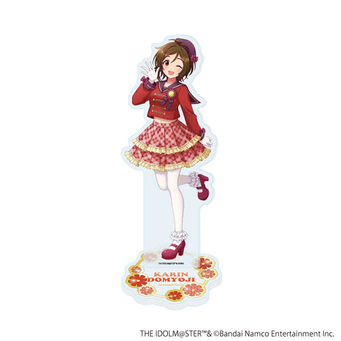『アイドルマスター シンデレラガールズ』アクリルスタンド33/道明寺歌鈴 制服アイドル衣装風(描き下ろしイラスト)