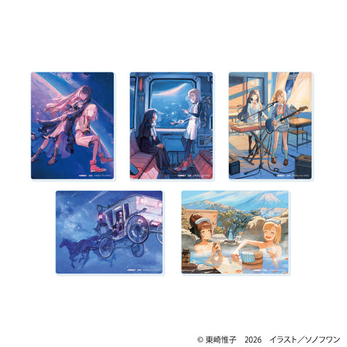 『少女星間漂流記』アクリルカード01/コンプリートセット(全5種)(公式イラスト)