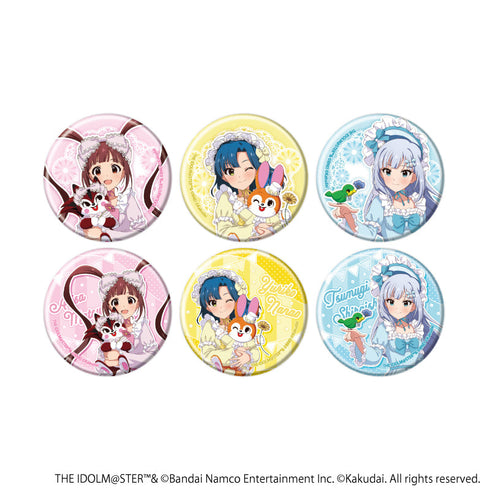 『アイドルマスター ミリオンライブ!×クッピーラムネ』缶バッジ01/コンプリートセット(全6種)(描き下ろしイラスト)