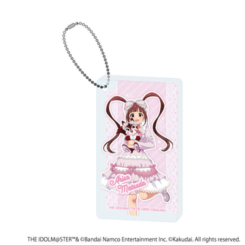 『アイドルマスター ミリオンライブ!×クッピーラムネ』アクリルブロックキーホルダー01/松田 亜利沙×ラム(描き下ろしイラスト)