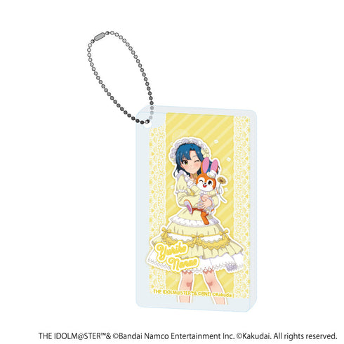 『アイドルマスター ミリオンライブ!×クッピーラムネ』アクリルブロックキーホルダー02/七尾 百合子×クッピー(描き下ろしイラスト)