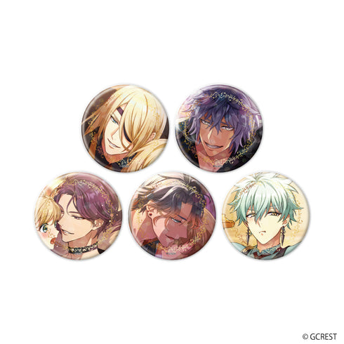 『夢職人と忘れじの黒い妖精』ホログラム缶バッジ(57mm)06/プリムスクラブ コンプリートセット(全5種)(公式イラスト)