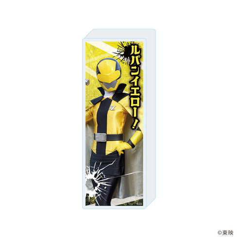 『快盗戦隊ルパンレンジャーVS警察戦隊パトレンジャー』ミニアクリルブロック03/ルパンイエロー(公式イラスト)