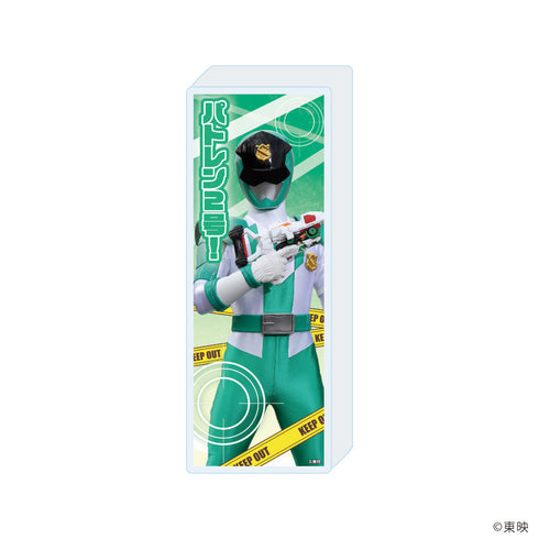 『快盗戦隊ルパンレンジャーVS警察戦隊パトレンジャー』ミニアクリルブロック06/パトレン2号(公式イラスト)