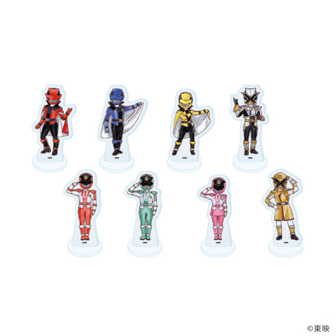 『快盗戦隊ルパンレンジャーVS警察戦隊パトレンジャー』アクリルぷちスタンド01/コンプリートセット(全8種)(グラフアートイラスト)