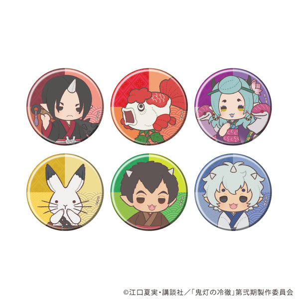 "Hozuki's Coolheadedness" Pin Badge 07 / Complete Set (All 6 Varieties) (Poteneui Art)