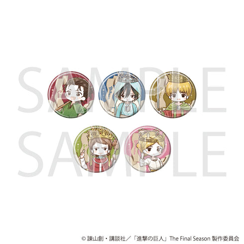 『進撃の巨人The Final Season』缶バッジ01/タロットver. Aセット ブラインド(全5種)(グラフアートイラスト)【BOX】【202609再販】