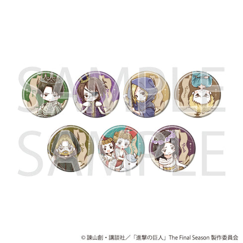 『進撃の巨人The Final Season』缶バッジ02/タロットver. Bセット ブラインド(全7種)(グラフアートイラスト)【BOX】【202609再販】