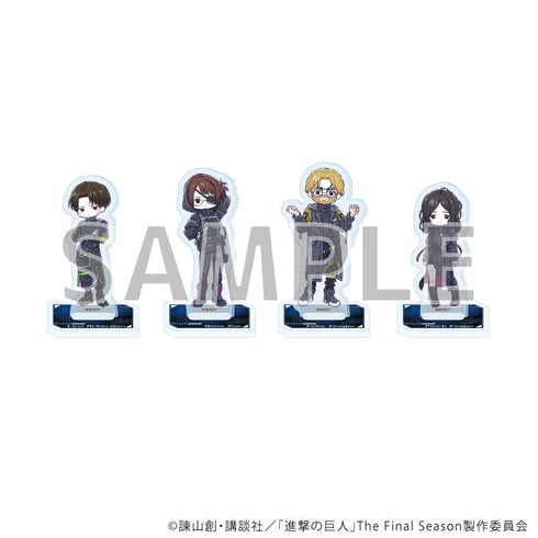 『進撃の巨人The Final Season』アクリルぷちスタンド02/サイバーパンクver. Bセット コンプリートセット(全4種)(グラフアートイラスト)