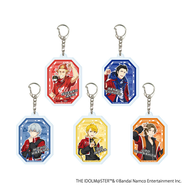 《偶像大师 SideM》亚克力钥匙扣04/赛博朋克版 全套(共5种)(全新绘制插画)