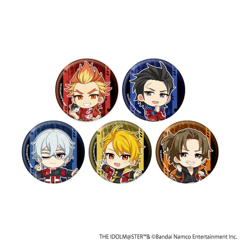 『アイドルマスター SideM』缶バッジ21/サイバーパンクver. コンプリートセット(全5種)(ミニキャライラスト)