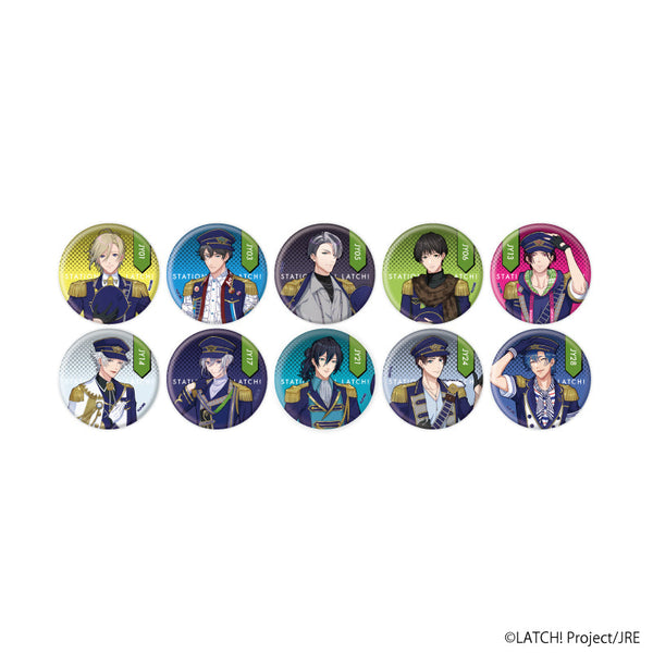 『STATION IDOL LATCH!』缶バッジ17/コンプリートセット(全10種)(公式イラスト)