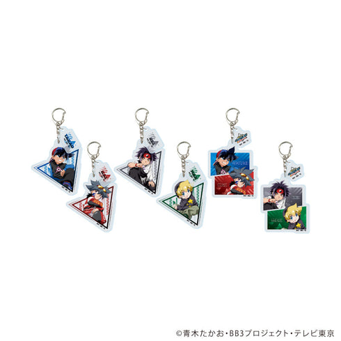 『爆転シュート ベイブレード Gレボリューション』パーツ付きアクリルキーホルダー01/コンプリートセット(全6種)(描き下ろしイラスト)