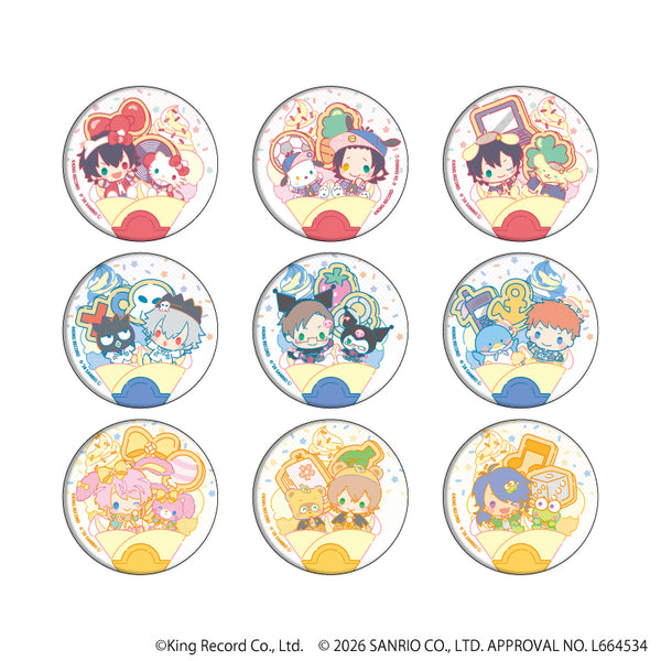 『ヒプノシスマイク SANRIO NAKAYOKU EDIT』缶バッジ03/コンプリートセット(全9種)(コラボイラスト)