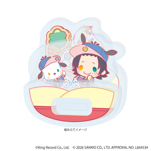 『ヒプノシスマイク SANRIO NAKAYOKU EDIT』ゆらゆらアクリルスタンド02/山田 二郎×ポチャッコ(コラボイラスト)