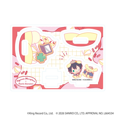 『ヒプノシスマイク SANRIO NAKAYOKU EDIT』ゆらゆらアクリルスタンド03/山田 三郎×ポムポムプリン(コラボイラスト)