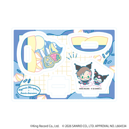 『ヒプノシスマイク SANRIO NAKAYOKU EDIT』ゆらゆらアクリルスタンド05/入間 銃兎×クロミ(コラボイラスト)
