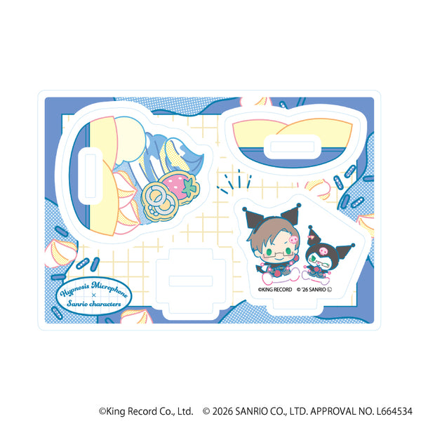 『ヒプノシスマイク SANRIO NAKAYOKU EDIT』ゆらゆらアクリルスタンド05/入間 銃兎×クロミ(コラボイラスト)