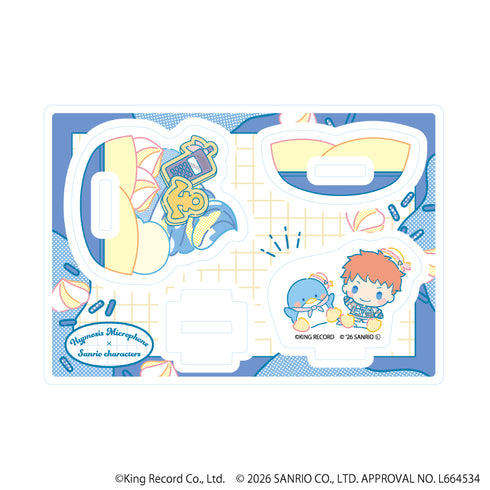 『ヒプノシスマイク SANRIO NAKAYOKU EDIT』ゆらゆらアクリルスタンド06/毒島 メイソン 理鶯×タキシードサム(コラボイラスト)