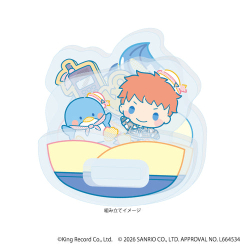 『ヒプノシスマイク SANRIO NAKAYOKU EDIT』ゆらゆらアクリルスタンド06/毒島 メイソン 理鶯×タキシードサム(コラボイラスト)