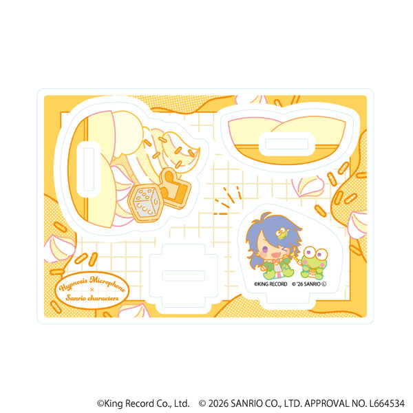 『ヒプノシスマイク SANRIO NAKAYOKU EDIT』ゆらゆらアクリルスタンド09/有栖川 帝統×けろけろけろっぴ(コラボイラスト)