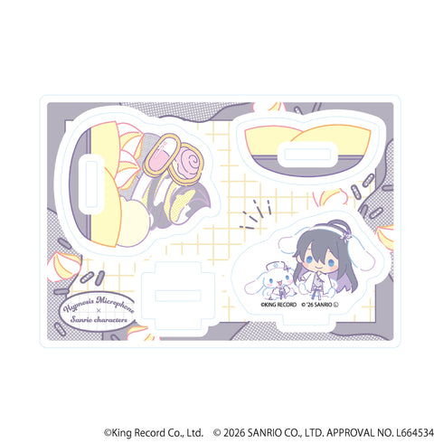 『ヒプノシスマイク SANRIO NAKAYOKU EDIT』ゆらゆらアクリルスタンド10/神宮寺 寂雷×シナモロール(コラボイラスト)