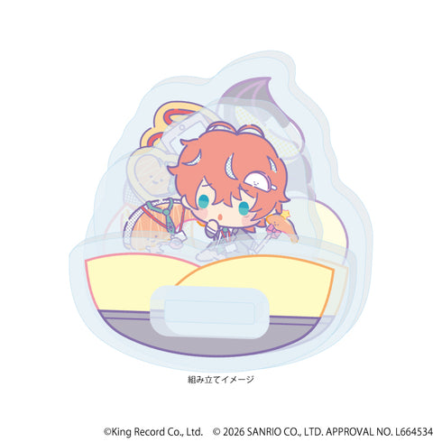 『ヒプノシスマイク SANRIO NAKAYOKU EDIT』ゆらゆらアクリルスタンド12/観音坂 独歩×KIRIMIちゃん.(コラボイラスト)