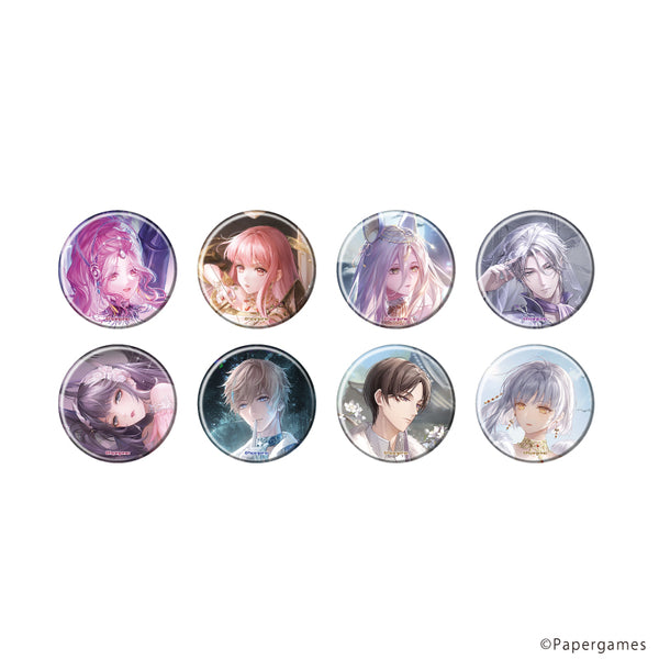 『シャイニングニキ』缶バッジ16/コンプリートセット(全8種)(公式イラスト)