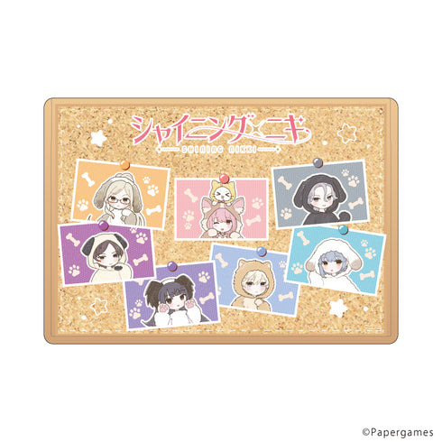 『シャイニングニキ』キャラクリアケース04/集合デザイン 犬ver.(グラフアートイラスト)