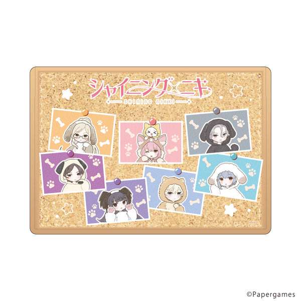 『シャイニングニキ』キャラクリアケース04/集合デザイン 犬ver.(グラフアートイラスト)