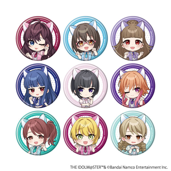 『アイドルマスター シンデレラガールズ』缶バッジ18/猫ver. コンプリートセット(全9種)(ミニキャライラスト)