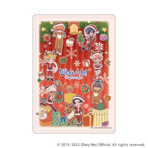 『Obey Me! Nightbringer』キャラクリアケース14/クリスマスver.(レトロアートイラスト)