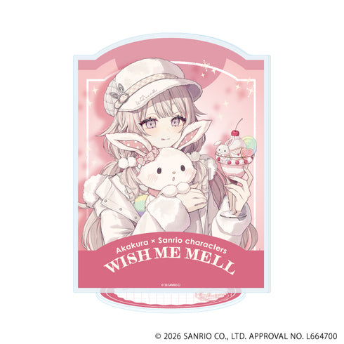 『赤倉×サンリオキャラクターズ』アクリルスタンド58/ウィッシュミーメル(コラボイラスト)