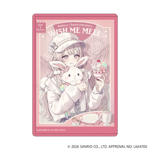 『赤倉×サンリオキャラクターズ』キャラクリアケース37/ウィッシュミーメル(コラボイラスト)