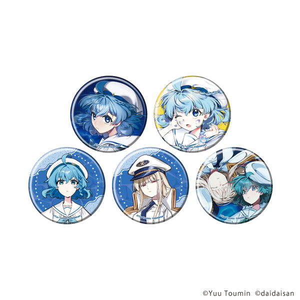 《水族館不會跳舞》徽章01/全套組(共5種)(官方插畫)